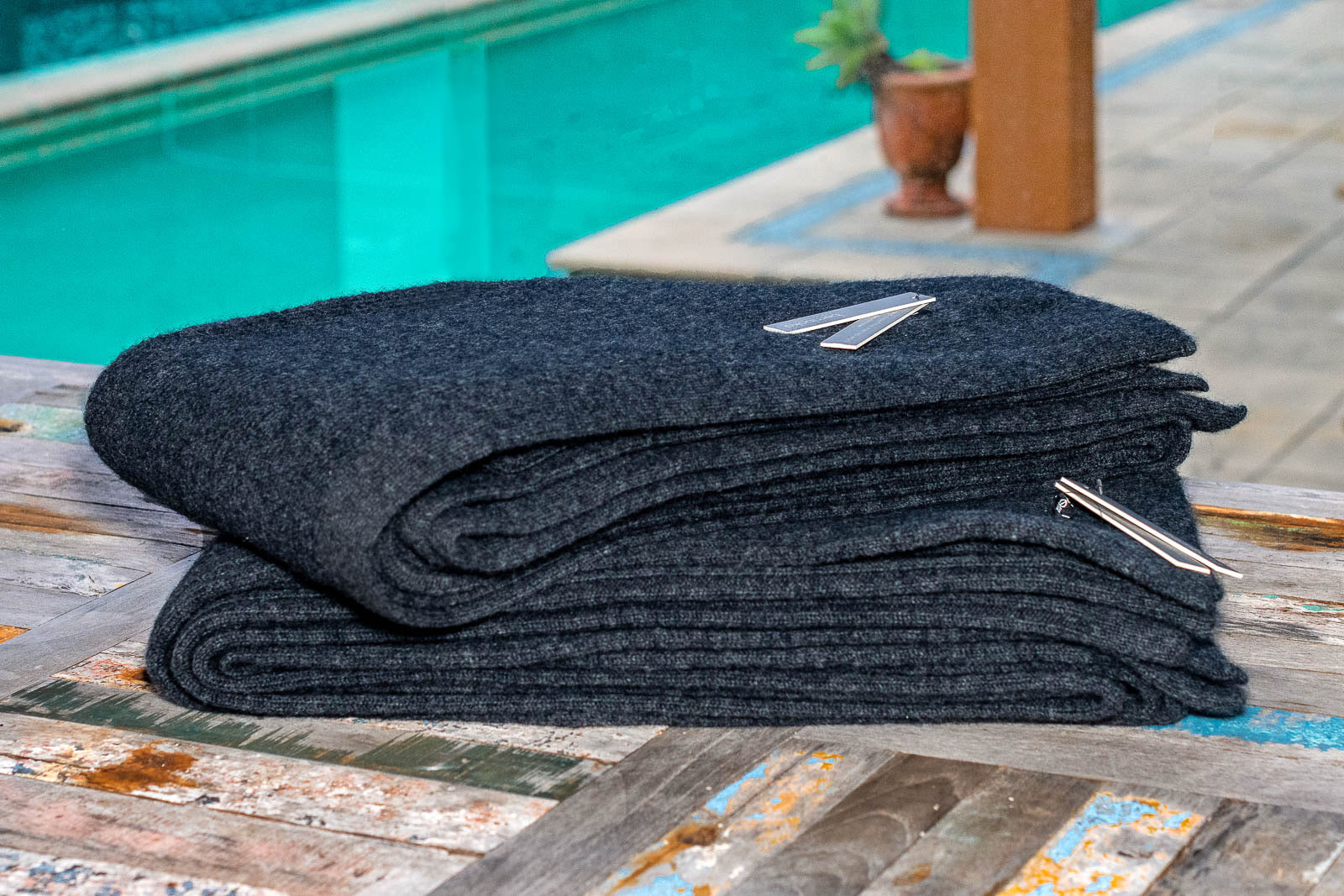 Bemboka Angora & Merino Wool Throws Wide Rib Wellness Atmosphere