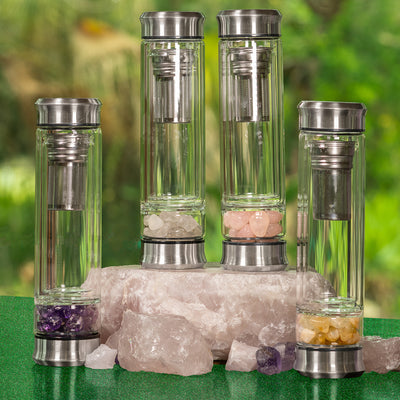 Amethyst Double Walled Glass Tea Infuser