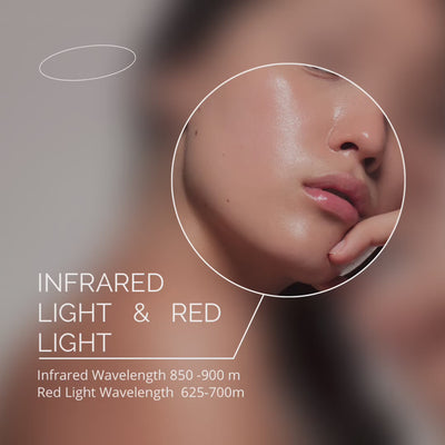 Infrared and Red Light LED Mask