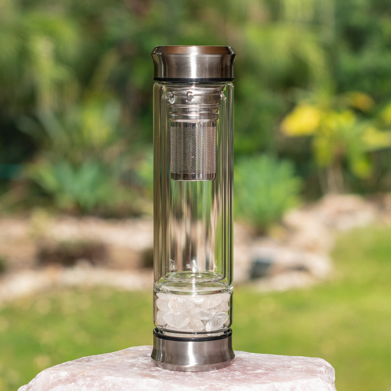 Clear Quartz Double Walled Tea Infuser